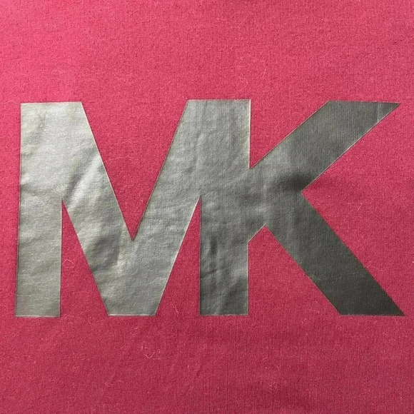 Michael Kors Merlot Cropped Oversized Hoodie - Picture 4 of 10